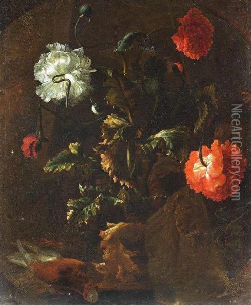 Blumenstillleben Oil Painting - Abraham Bisschop