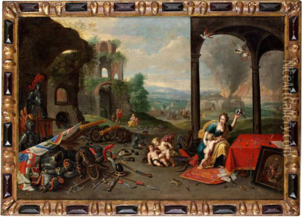 Allegori Over Kanseln Oil Painting - Jan van Kessel