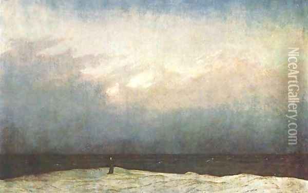 Monk on the Seashore Oil Painting - Caspar David Friedrich