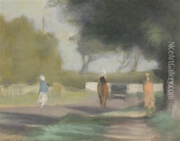 Morning Ride Oil Painting - Clarice Marjoribanks Beckett