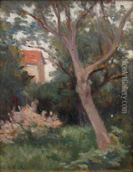 Le Jardin Oil Painting - Maximilien Luce