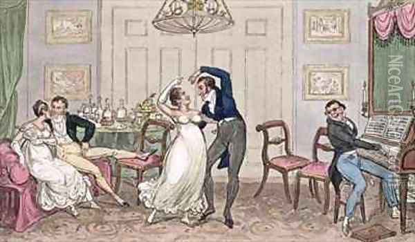 An Introduction Gay moments of Logic Jerry Tom and Corinthian Kate Oil Painting - I. Robert and George Cruikshank