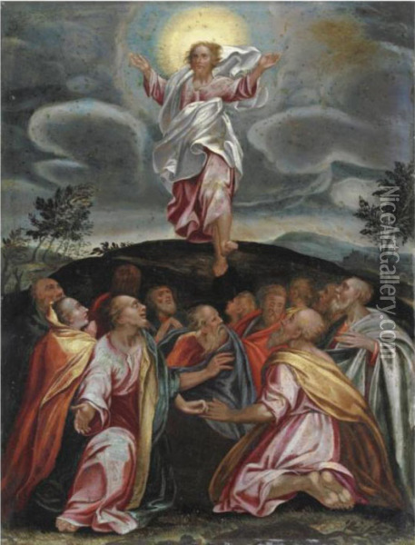 Trasfigurazione Oil Painting - Girolamo Muziano