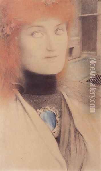Who Shall Deliver Me Oil Painting - Fernand Khnopff