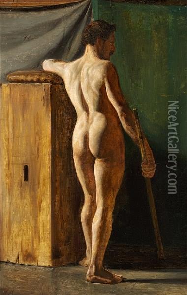 Nude Oil Painting - Wilhelm Marstrand