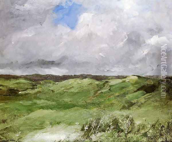 Gray Dunes Oil Painting - Robert Henri