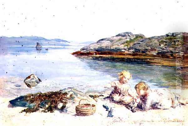 On Loch Fyne, 1877 Oil Painting - William McTaggart
