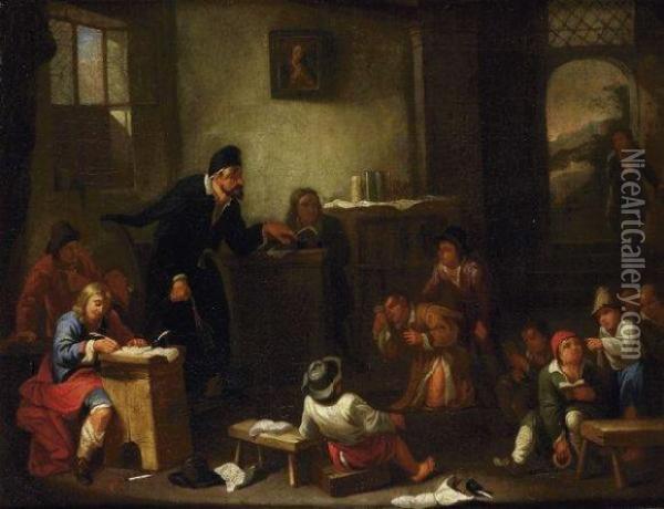 Le Maitre D'ecole Oil Painting - Jan Brueghel Le Vieux