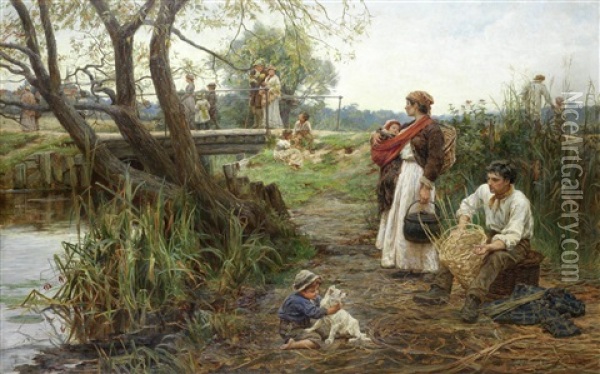 Not Of The Fold Oil Painting - Frederick Morgan