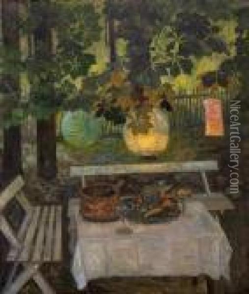 Still Life Oil Painting - Thorolf Holmboe