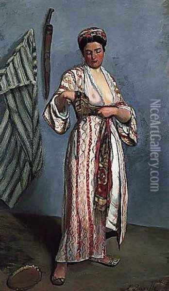 Woman in Moorish Costume Oil Painting - Frederic Bazille