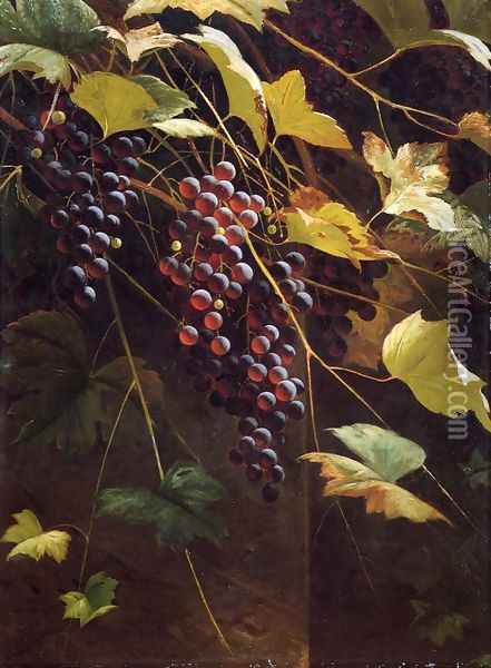 Wild Grapes Oil Painting - Andrew John Henry Way