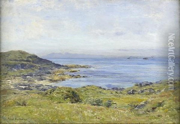 Summer On The Ayrshire Coast Oil Painting - Joseph Morris Henderson