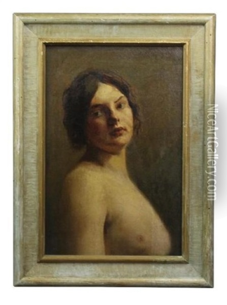 Nude Model Oil Painting - Albert Jean Adolphe