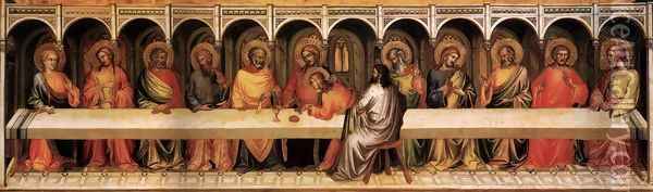 The Last Supper Oil Painting - Lorenzo Monaco