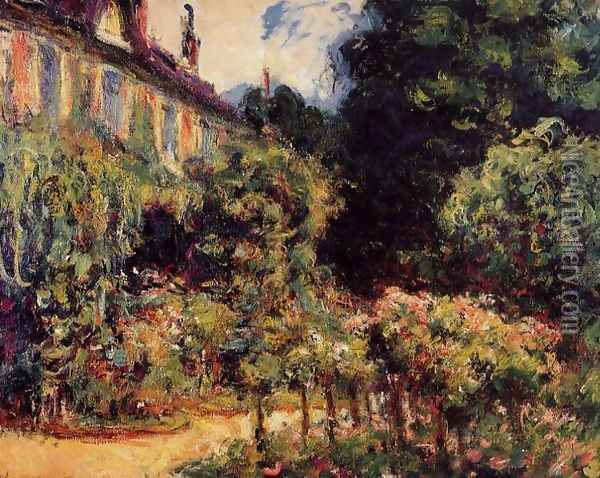 The Artists House At Giverny Oil Painting - Claude Oscar Monet