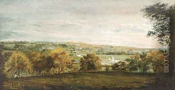Valley of the Yare, Thorpe 2 Oil Painting - Joseph Stannard