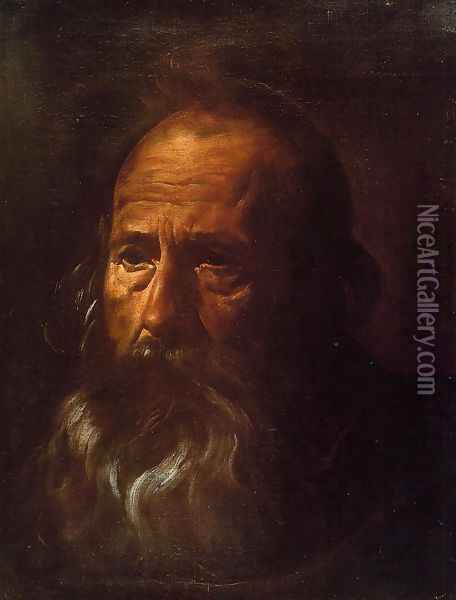 Saint Paul I Oil Painting - Diego Rodriguez de Silva y Velazquez