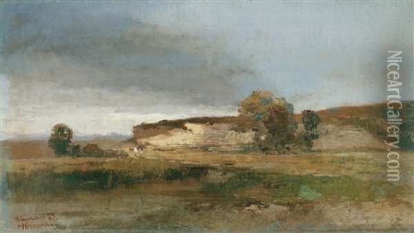 Landschaft In Oberbayern Oil Painting - Karl Adam Heinisch