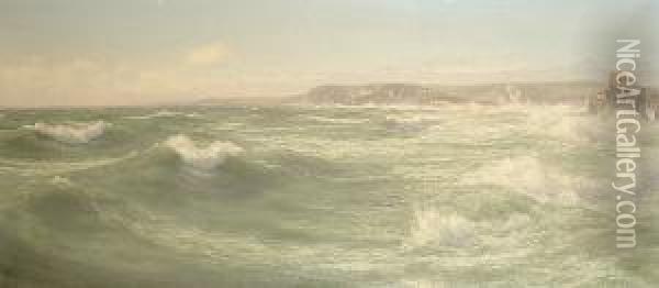Choppy Seas Oil Painting - Walter Shaw