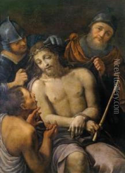 Cristo Deriso Oil Painting - Lodovico Carracci