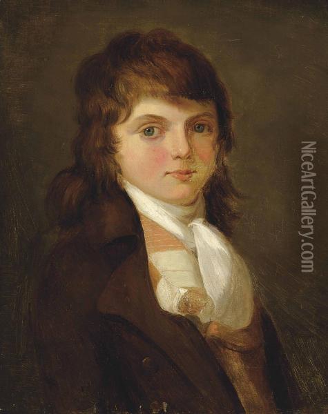 Portrait Of A Boy Oil Painting - Louis Leopold Boilly