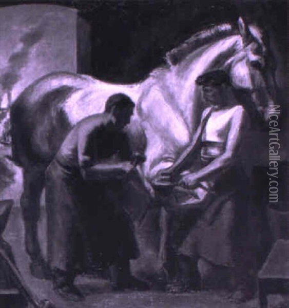 Marechaux Ferrant Oil Painting - Georges Darel