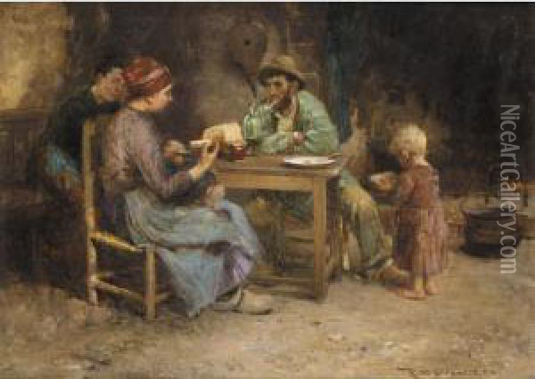 The Supper Table Oil Painting - Robert McGregor