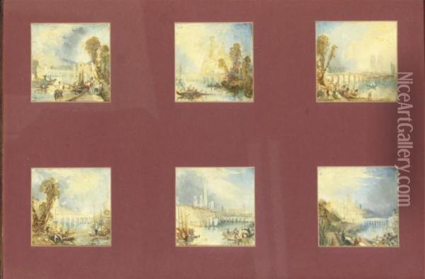 Views Of North-west France Including Amboise, Blois, Mantes, Meulan And Rouen Oil Painting - Joseph Mallord William Turner