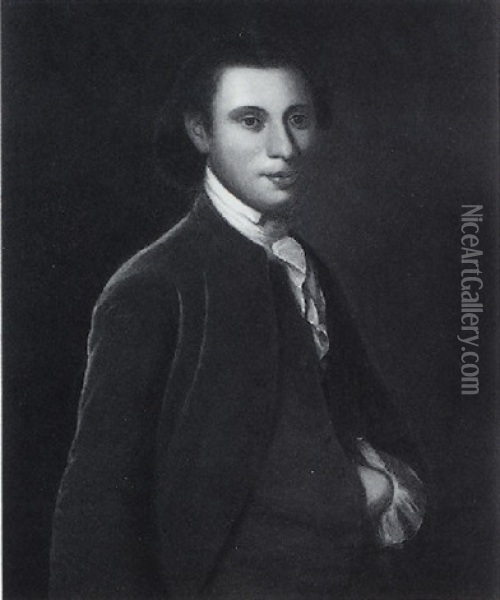 Portrait Of William Knox Of Virginia Oil Painting - John Hesselius