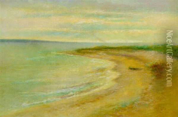 Coastal Scene Oil Painting - John Rettig