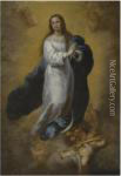 The Immaculate Conception Oil Painting - Bartolome Esteban Murillo