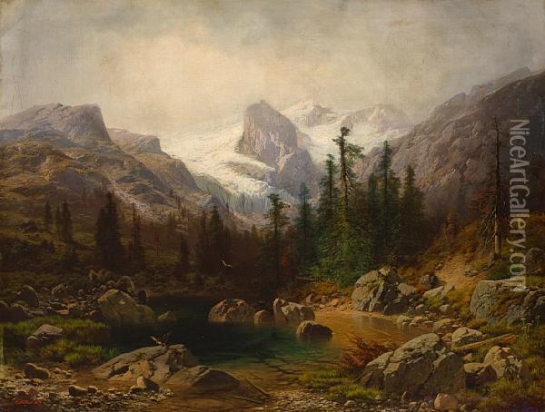 The Matterhorn Oil Painting - Karl Millner
