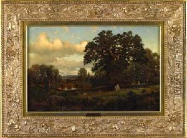 Landscape Oil Painting - Henry Pember Smith