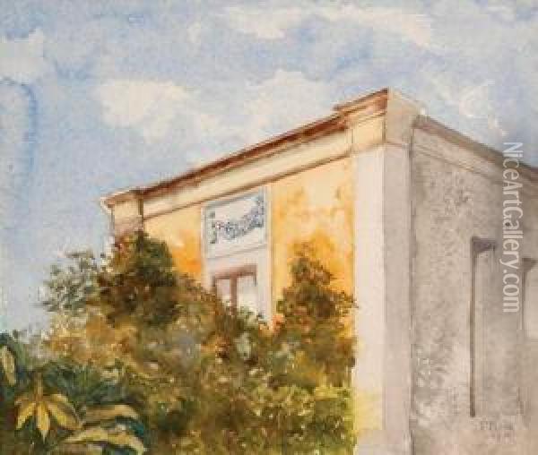 Casa Del Pintor Oil Painting - Felix Parra