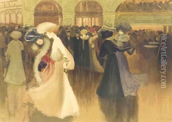 Les Danseuses Oil Painting - Louis Abel-Truchet