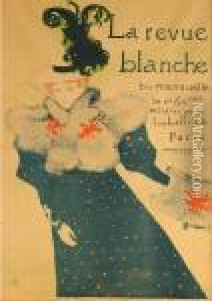 La Revue Blanche Oil Painting - Henri De Toulouse-Lautrec
