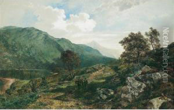 Loch Lomond Oil Painting - James Peel