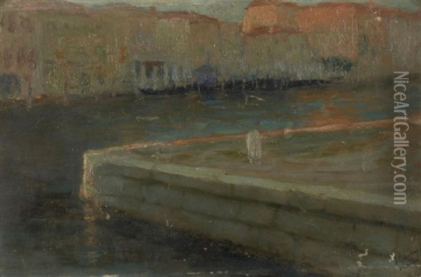 Le Grand Canal, Venise Oil Painting - John Lavery