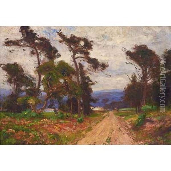 Untitled (landscape) Oil Painting - William Wendt