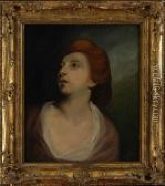 Mrs. Hartley Oil Painting - Sir Joshua Reynolds