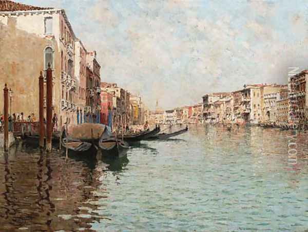 Venetian vista Oil Painting - Raffaele Tafuri