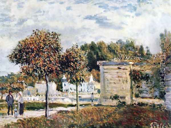 Oversupply of Marly Oil Painting - Alfred Sisley