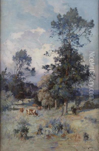 Summer Pasture Oil Painting - Joseph Milner