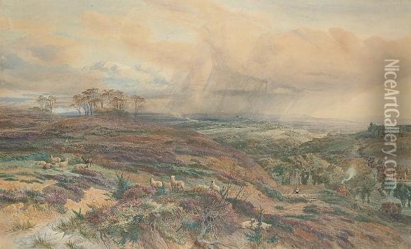 Leith Hill Oil Painting - Joseph Charles Reed