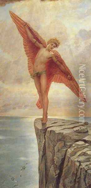 Icarus Oil Painting - Sir William Blake Richmond