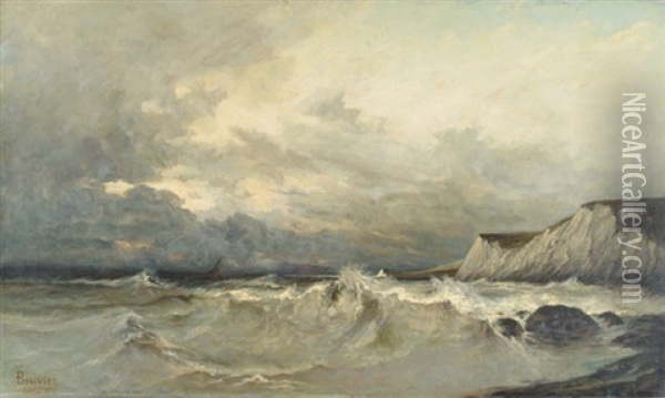 Marine Oil Painting - Gustavus Arthur Bouvier