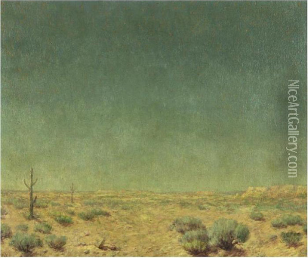 Arizona Desert Oil Painting - Albert Lorey Groll
