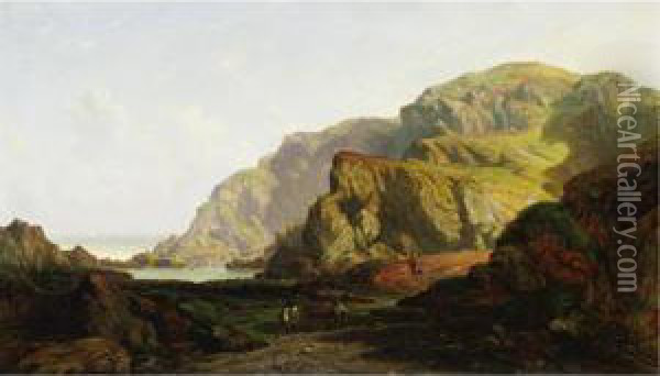 Glennabbey, North Wales Oil Painting - John F Tennant