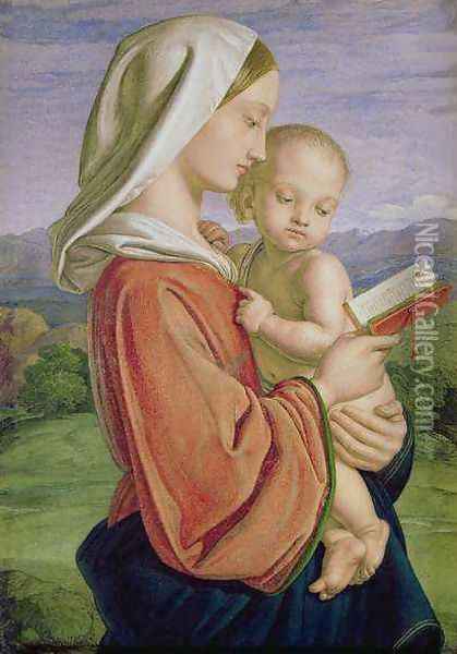 Madonna and Child Oil Painting - William H. Patten